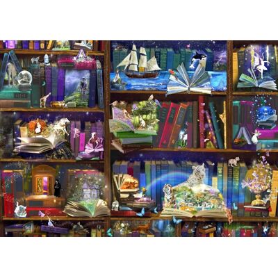 BLUEBIRD Puzzle Knižnica dobrodružstiev 3000 dielikov BLUEBIRD Puzzle Knižnica dobrodružstiev 3000 dielikov
