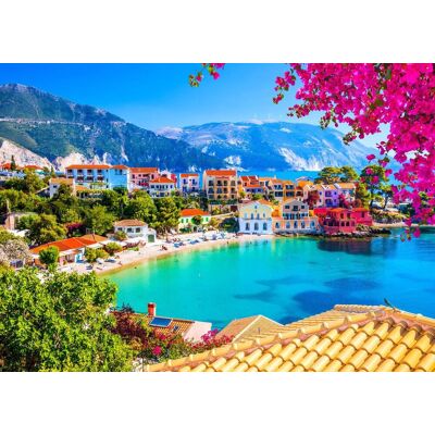 ENJOY Puzzle Dedina Assos v Kefalónii, Grécko 1000 dielikov ENJOY Puzzle Dedina Assos v Kefalónii, Grécko 1000 dielikov