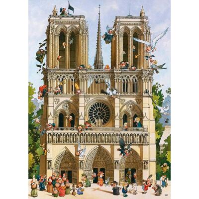 HEYE Puzzle Cartoon Classics: Ať žije Notre Dame 1000 dílků HEYE Puzzle Cartoon Classics: Ať žije Notre Dame 1000 dílků