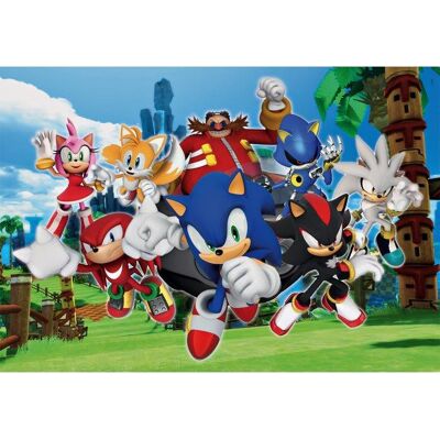 CLEMENTONI Ježko Sonic 104 dielikov CLEMENTONI Ježko Sonic 104 dielikov