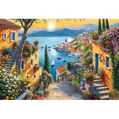 TREFL Puzzle Prímorský výhľad 1500 dielikov TREFL Puzzle Prímorský výhľad 1500 dielikov