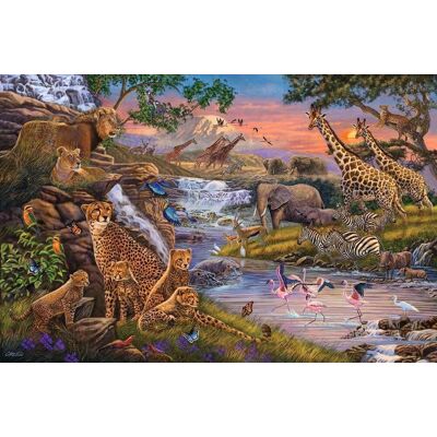 RAVENSBURGER Puzzle Kráľovstvo zvierat 3000 dielikov RAVENSBURGER Puzzle Kráľovstvo zvierat 3000 dielikov
