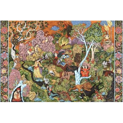 RAVENSBURGER Puzzle Záhrada slnečných znamení 3000 dielikov RAVENSBURGER Puzzle Záhrada slnečných znamení 3000 dielikov