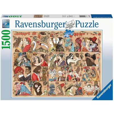 RAVENSBURGER Puzzle Láska v priebehu vekov 1500 dielikov RAVENSBURGER Puzzle Láska v priebehu vekov 1500 dielikov