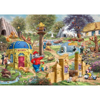 Schmidt Puzzle Benjamin Kvítko: Deň v Neustadtskej ZOO 1000 dielikov Schmidt Puzzle Benjamin Kvítko: Deň v Neustadtskej ZOO 1000 dielikov