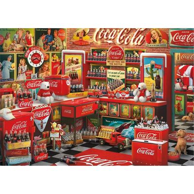 Schmidt Puzzle Coca Cola Nostalgický obchod 1 000 dielikov Schmidt Puzzle Coca Cola Nostalgický obchod 1 000 dielikov