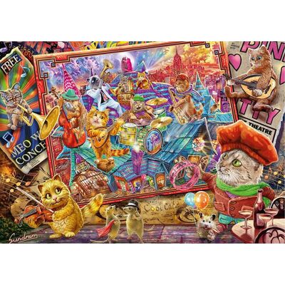 Schmidt Puzzle Mačacia mánia 1000 dielikov Schmidt Puzzle Mačacia mánia 1000 dielikov