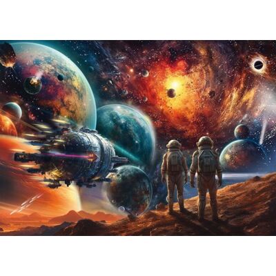 SCHMIDT Puzzle kozmos – Vesmírne farby: Putovanie kozmom 1000 dielikov SCHMIDT Puzzle kozmos – Vesmírne farby: Putovanie kozmom 1000 dielikov
