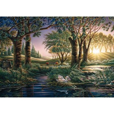 SCHMIDT Puzzle príroda – Ranná mágia pri jazere 1000 dielikov SCHMIDT Puzzle príroda – Ranná mágia pri jazere 1000 dielikov