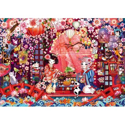 SCHMIDT Puzzle Japonský čajový obrad 500 dielikov SCHMIDT Puzzle Japonský čajový obrad 500 dielikov