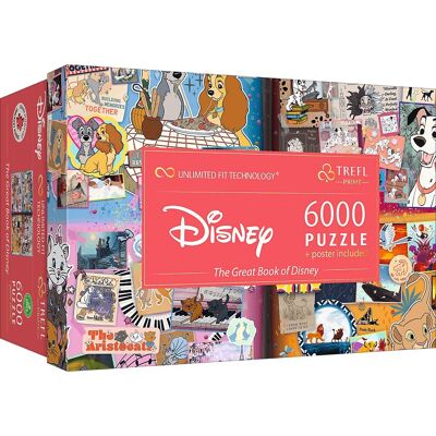 TREFL Puzzle UFT Veľká kniha Disney 6000 dielikov TREFL Puzzle UFT Veľká kniha Disney 6000 dielikov