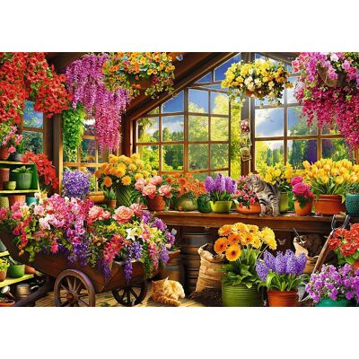 Trefl Puzzle Premium Plus Tea Time: Jarné prípravy 1000 dielikov Trefl Puzzle Premium Plus Tea Time: Jarné prípravy 1000 dielikov