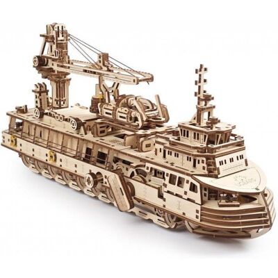 UGEARS 3D Výskumný parník 575 dielikov UGEARS 3D Výskumný parník 575 dielikov