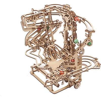 UGEARS 3D Guľôčková dráha Marble Run: Chain Hoist 400 dielikov UGEARS 3D Guľôčková dráha Marble Run: Chain Hoist 400 dielikov