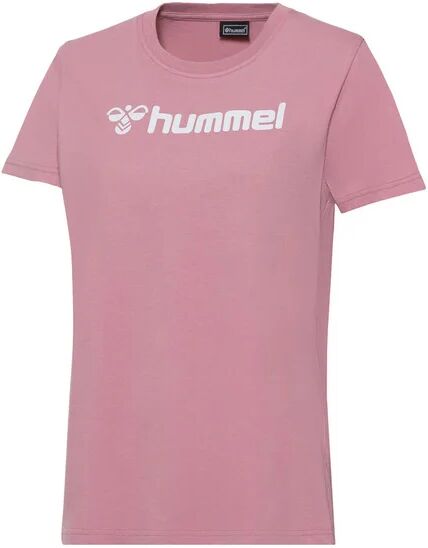 Hummel Dámske tričko z bavlny (M, orgovánová)