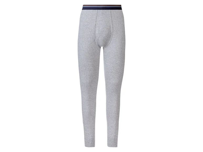 LIVERGY® Pánske dlhé spodné nohavice (XL, sivá)