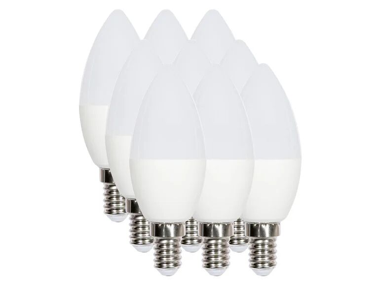 Livarno Home LED žiarovka, 6/9 kusov  (E14 / 6 W / sviečka / 9 kusov)
