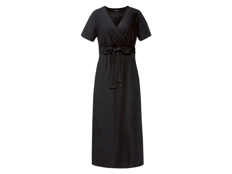 ESMARA® Dámske dlhé šaty XXL  (XL (48/50), čierna)