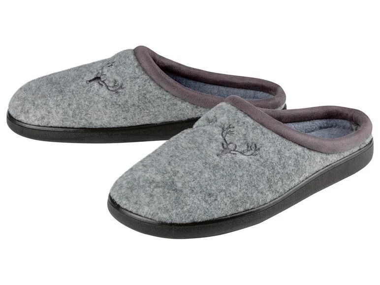 LIVERGY® Pánske papuče (41, sivá)