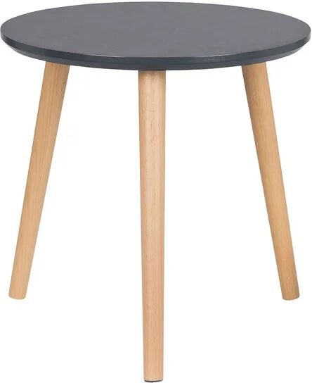 Livarno Home Stolík, Ø 40 cm (antracitová)