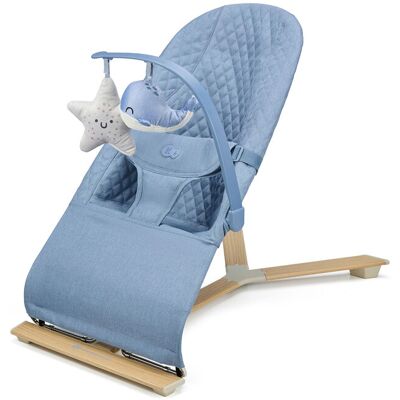 KINDERKRAFT Lehátko pohupujúce Mimi Nordic Breeze, do 9kg KINDERKRAFT Lehátko pohupujúce Mimi Nordic Breeze, do 9kg