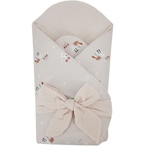 EKO Zavinovačka mušelínová s kokosovou vyberateľnou vložkou Bees Muselin Beige 75x75 cm EKO Zavinovačka mušelínová s kokosovou vyberateľnou vložkou Bees Muselin Beige 75x75 cm