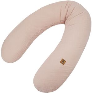 EKO Vankúš na dojčenie mušelínový Powder pink 180 cm EKO Vankúš na dojčenie mušelínový Powder pink 180 cm