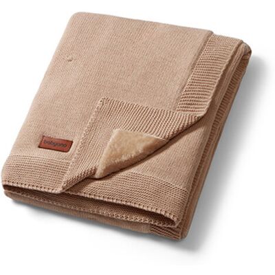 BABYONO Deka z prírodnej bavlny 75 × 100 cm dark beige 0m+ BABYONO Deka z prírodnej bavlny 75 × 100 cm dark beige 0m+