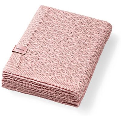 BABYONO Deka pletená bambusová Pink BABYONO Deka pletená bambusová Pink