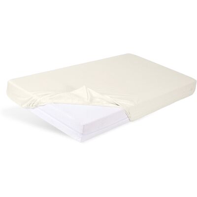 BABYMATEX Plachta nepromokavá napínacia Bamboo 60x120cm béžová BABYMATEX Plachta nepromokavá napínacia Bamboo 60x120cm béžová