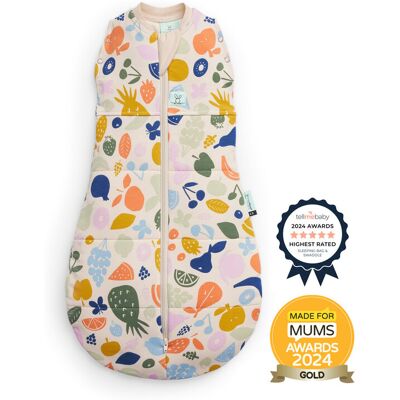 ERGOPOUCH Zavinovačka a vak na spanie 2v1 Cocoon Fruit Salad 6-12 m, 8-10 kg, 2,5 tog ERGOPOUCH Zavinovačka a vak na spanie 2v1 Cocoon Fruit Salad 6-12 m, 8-10 kg, 2,5 tog