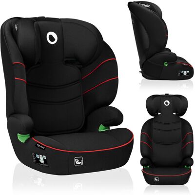 LIONELO Autosedačka Lars i-Size (100-150 cm) Sporty Black Red LIONELO Autosedačka Lars i-Size (100-150 cm) Sporty Black Red