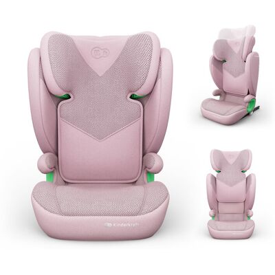 KINDERKRAFT Autosedačka Junior Fix 2 Plus (100-150 cm) Pink KINDERKRAFT Autosedačka Junior Fix 2 Plus (100-150 cm) Pink