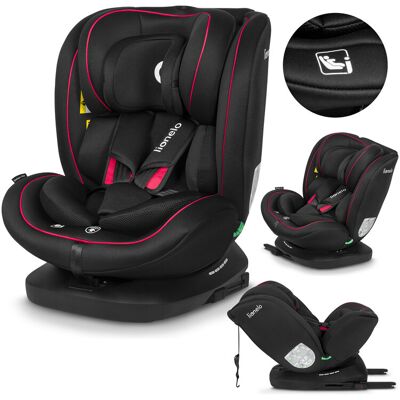 LIONELO Autosedačka Bastiaan i-Size (40-150 cm) Black Red LIONELO Autosedačka Bastiaan i-Size (40-150 cm) Black Red