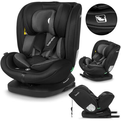 LIONELO Autosedačka Bastiaan i-Size (40-150 cm) Black Grey LIONELO Autosedačka Bastiaan i-Size (40-150 cm) Black Grey