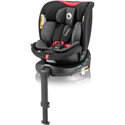 LIONELO Autosedačka Navy i-Size (40-150 cm) Black Red LIONELO Autosedačka Navy i-Size (40-150 cm) Black Red