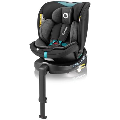 LIONELO Autosedačka Navy i-Size (40-150 cm) Black Turquoise LIONELO Autosedačka Navy i-Size (40-150 cm) Black Turquoise