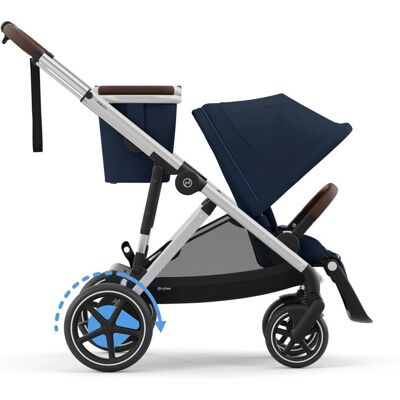 CYBEX Kočík súrodenecký eGazelle S Ocean Blue Gold CYBEX Kočík súrodenecký eGazelle S Ocean Blue Gold