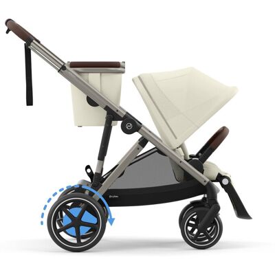 CYBEX Kočík súrodenecký eGazelle S Seashell Beige Gold CYBEX Kočík súrodenecký eGazelle S Seashell Beige Gold
