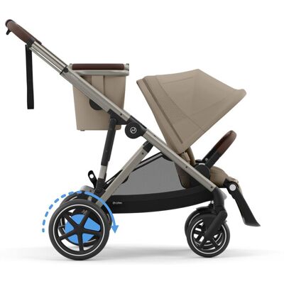 CYBEX Kočík súrodenecký eGazelle S Almond Beige Gold CYBEX Kočík súrodenecký eGazelle S Almond Beige Gold