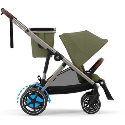 CYBEX Kočík súrodenecký eGazelle S Moss Green Gold CYBEX Kočík súrodenecký eGazelle S Moss Green Gold