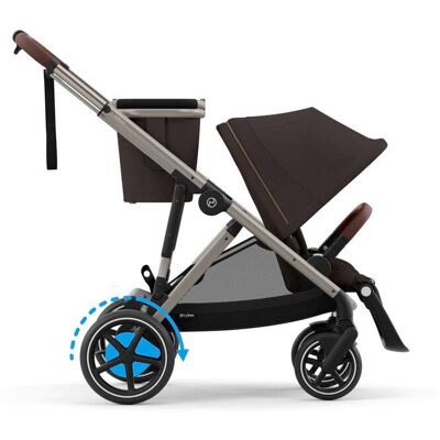 CYBEX Kočík súrodenecký eGazelle S Chocolate Brown Gold CYBEX Kočík súrodenecký eGazelle S Chocolate Brown Gold