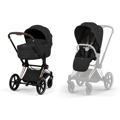 CYBEX Kombinovaný kočík Priam 5.0 Sepia Black (Rosegold Frame) 2026 Platinum CYBEX Kombinovaný kočík Priam 5.0 Sepia Black (Rosegold Frame) 2026 Platinum