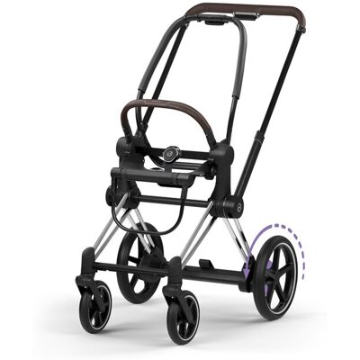 CYBEX Podvozok ePriam 5.0 Style Colection Chrome Brown 2026 Platinum CYBEX Podvozok ePriam 5.0 Style Colection Chrome Brown 2026 Platinum