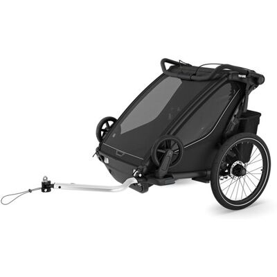 THULE Vozík detský Chariot Sport 2 Double Black THULE Vozík detský Chariot Sport 2 Double Black