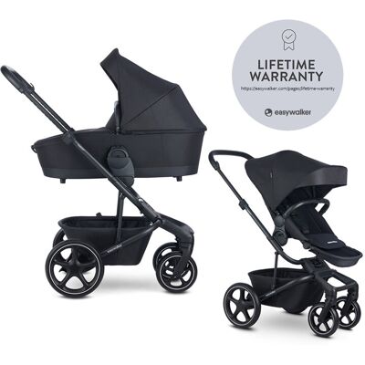 EASYWALKER Kočík kombinovaný Harvey⁵ 2v1 Midnight Black LITE RWS EASYWALKER Kočík kombinovaný Harvey⁵ 2v1 Midnight Black LITE RWS