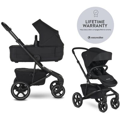 EASYWALKER Kočík kombinovaný Jimmey 2v1 Pepper Black LITE RWS EASYWALKER Kočík kombinovaný Jimmey 2v1 Pepper Black LITE RWS