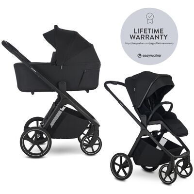 EASYWALKER Kočík kombinovaný Zoey Go Pure Black EASYWALKER Kočík kombinovaný Zoey Go Pure Black