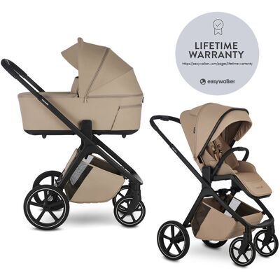 EASYWALKER Kočík kombinovaný Zoey Go Sand Taupe EASYWALKER Kočík kombinovaný Zoey Go Sand Taupe