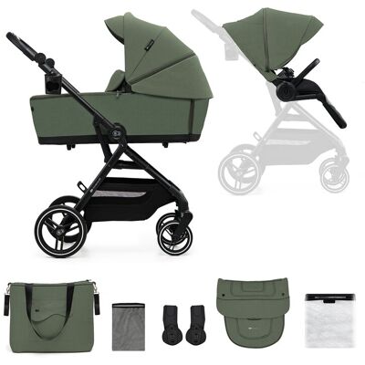 KINDERKRAFT SELECT Kočík kombinovaný Yoxi 2v1 Mystic Green KINDERKRAFT SELECT Kočík kombinovaný Yoxi 2v1 Mystic Green